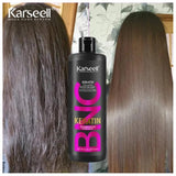 Karseell BNC Brazilian Keratin Straightening Treatment + Argan Shampoo + Conditioner + Free Scalp Massager