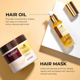Dou Pack : Karseell Hair Oil & Collagen Hair Mask Set for Dry Damaged Hair
