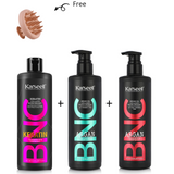 Karseell BNC Brazilian Keratin Straightening Treatment + Argan Shampoo + Conditioner + Free Scalp Massager