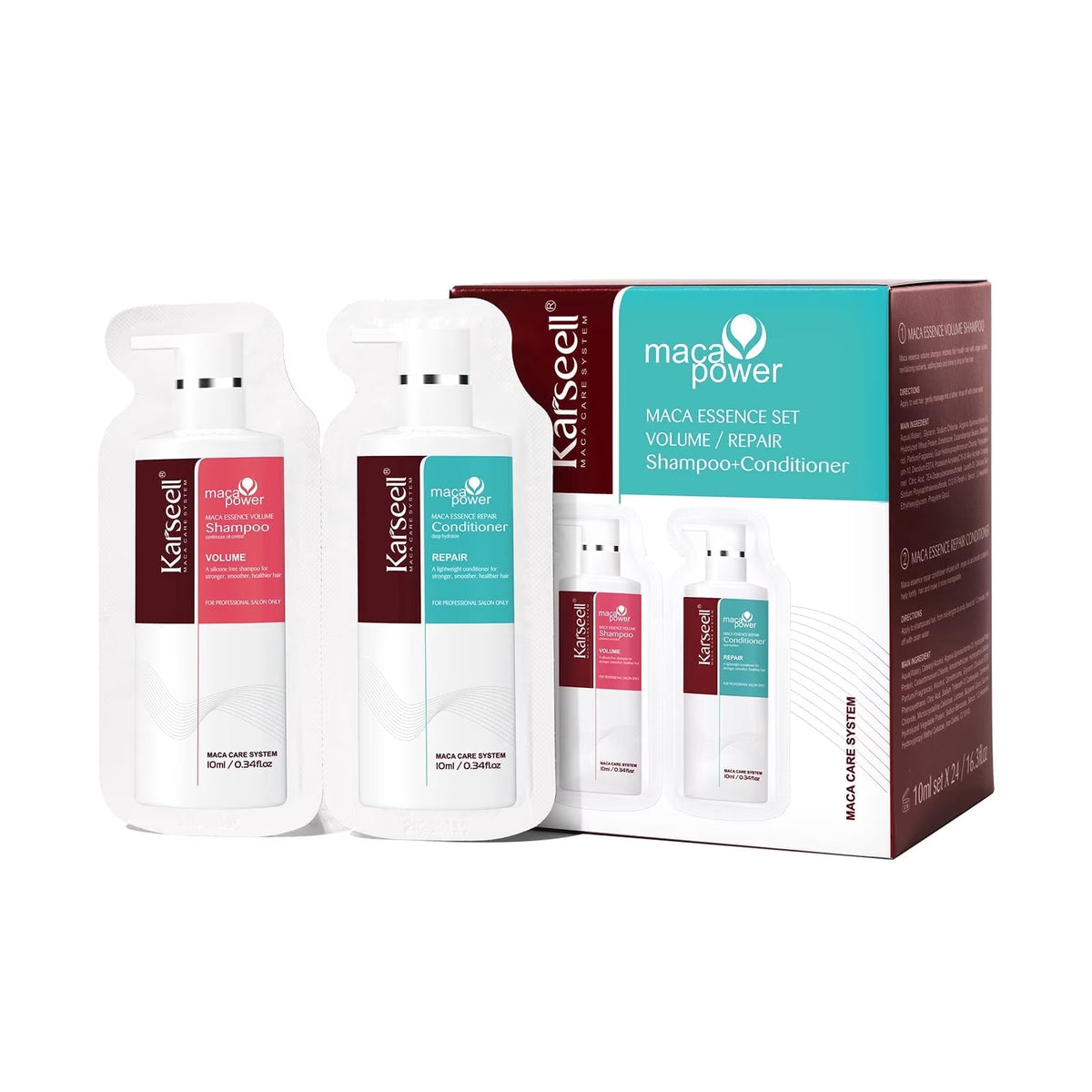 Karseell Volume Trial Pack | 24 Shampoo & Conditioner Sets