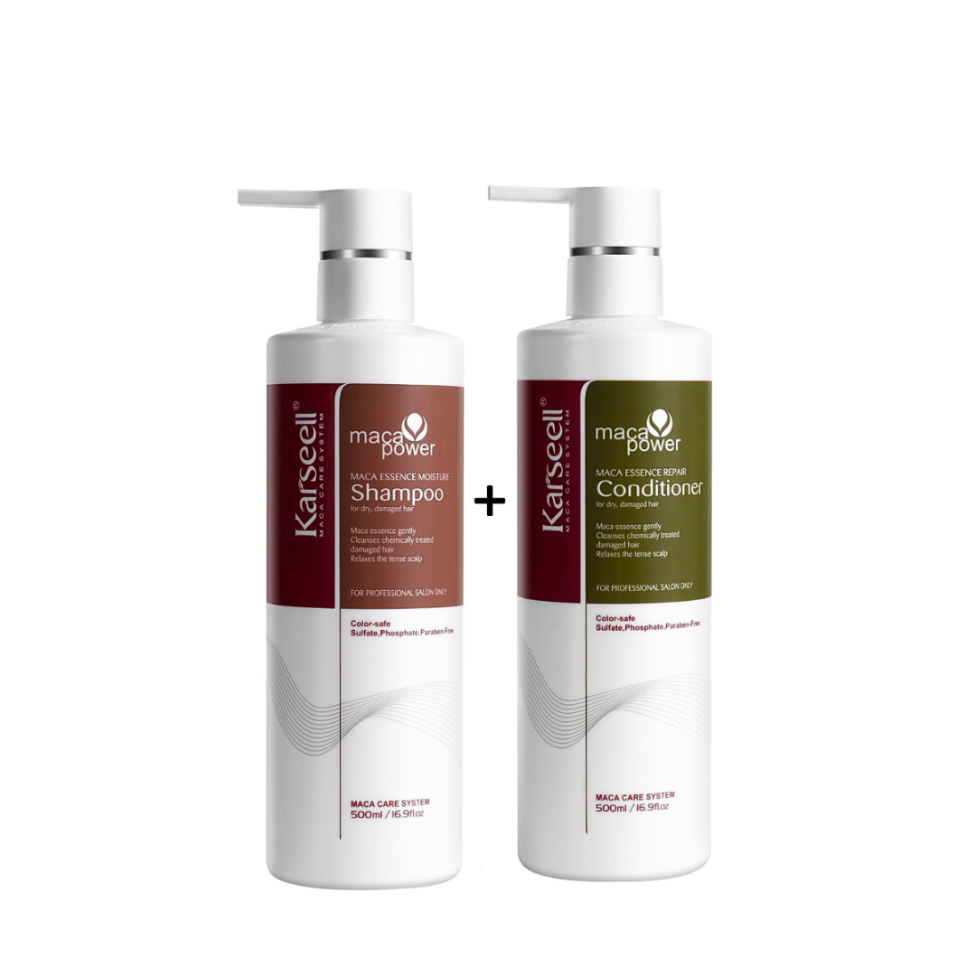Karseell Hair Refresh & Repair Duo: Shampoo & Conditioner Moroccan Argan Oil