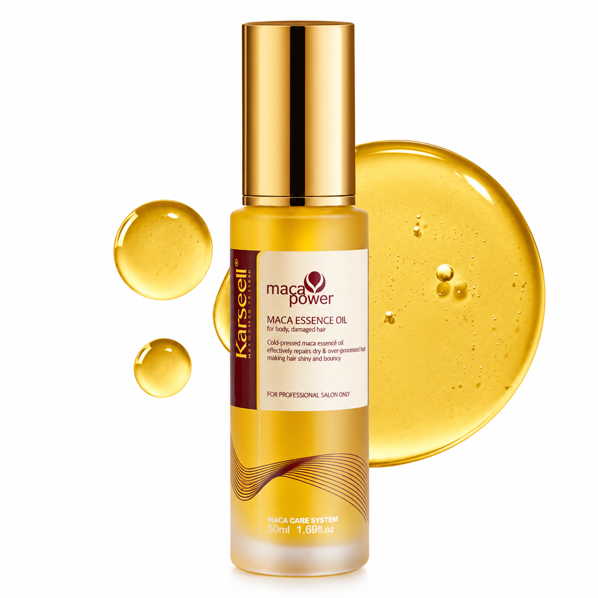 Karseell Maca Power Essence Hair Oil 50ml for dry and damaged hair
