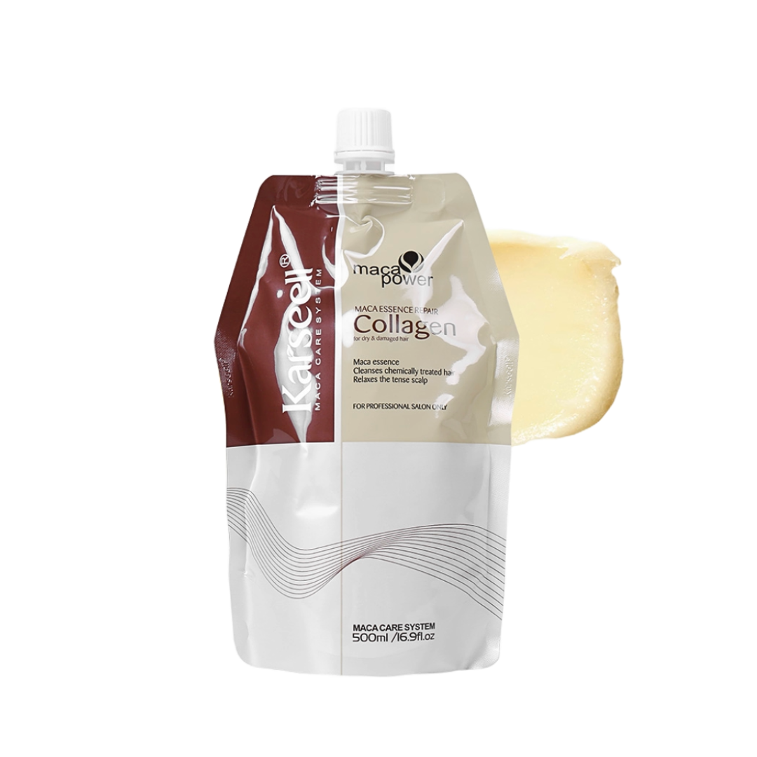 Karseell Maca Essence Repair Hair Mask Pouch 500 ml, main product shot