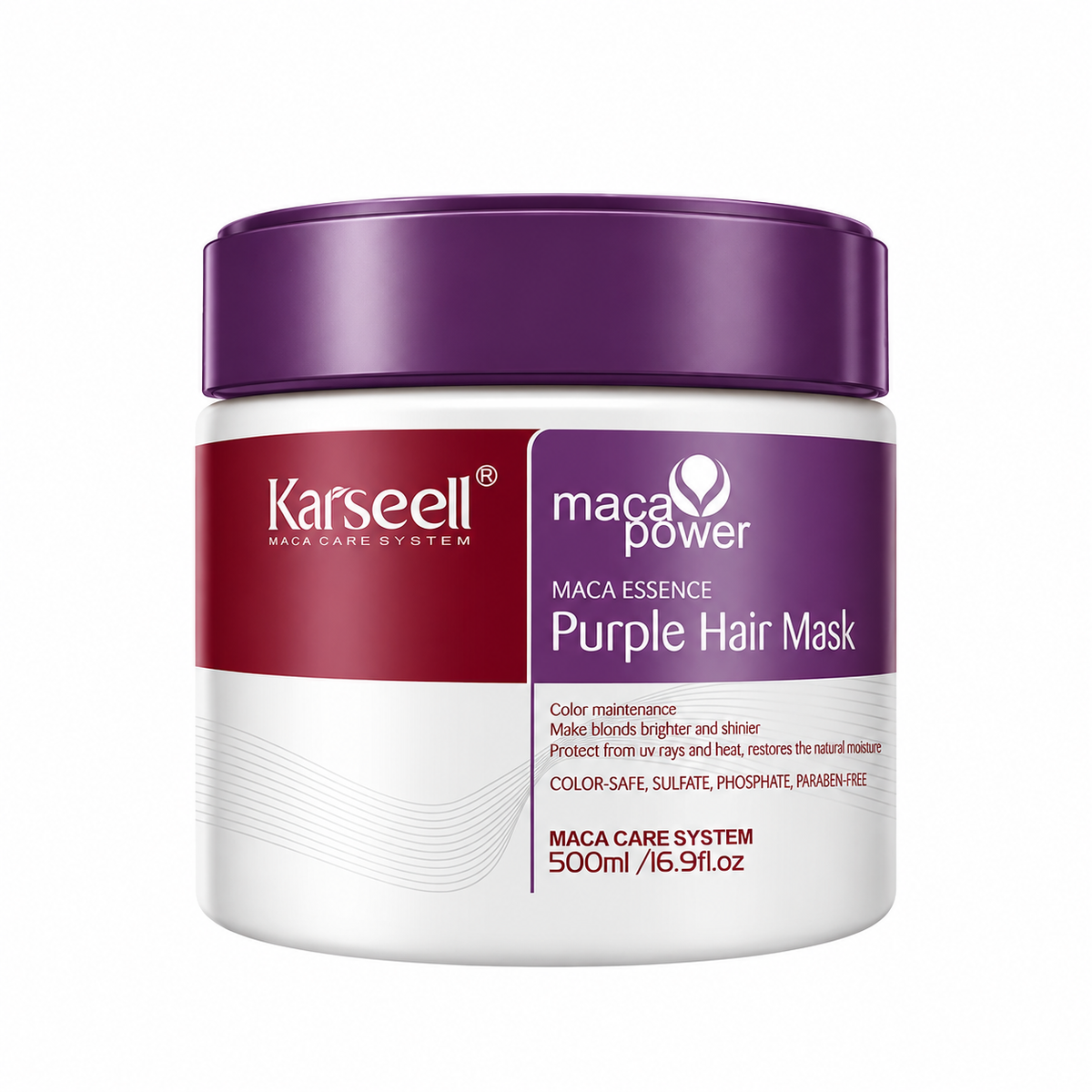 Karseell Purple Hair Mask 500 ml, main product shot